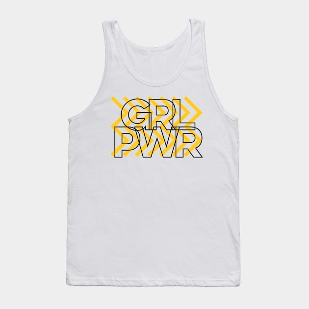 power girl Tank Top by Menzo